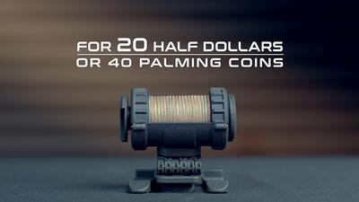 Hanson Chien Presents 20HDD (20 Half Dollar Dropper) by Ochiu Studio (Black Holder Series)