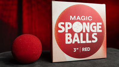Magic Sponge Balls 50PK RED 3" by Murphy's Magic