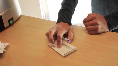 PEN WRITER Blue (Gimmicks and Online Instructions) by Vernet Magic