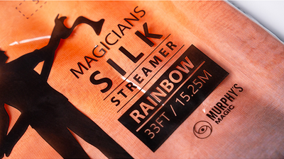 PRO SILK COLOSSAL RAINBOW STREAMER 33 foot X 18 inch by Murphy's Magic SILK LARGE RAINBOW STREAMER 16 foot X 2.5 inch by Murphy's Magic (Copy)