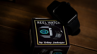 REEL WATCH Titanium Black with black band smart watch (KEVLAR) by Uday Jadugar