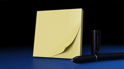 The Iarvel Magic Post-It Pad (Yellow) by Iarvel Magic - Mystique Factory