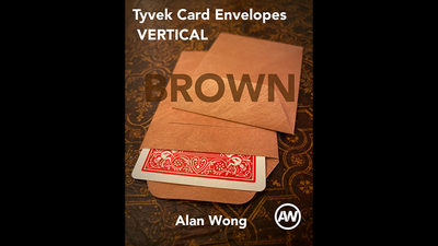 Tyvek VERTICAL Himber Envelopes BROWN (12 pk.) by Alan Wong