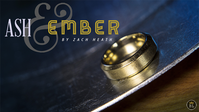 Ash and Ember Gold Beveled Size 13 (2 Rings) by Zach Heath - Mystique Factory