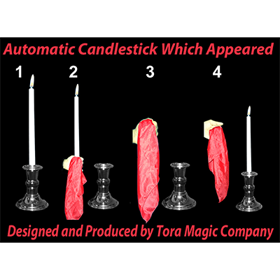 Automatic Appearing Candle (2 PARTS:GIMMICK AND DVD) by Tora Magic - Mystique Factory