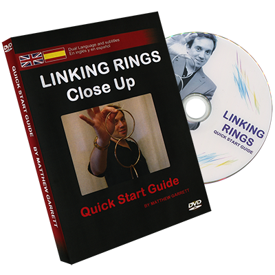 Close Up Linking Rings  (Gimmicks & DVD) by Matthew Garrett - Mystique Factory