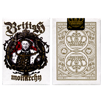 King Henry VIII (Limited Edition) British Monarchy Playing Cards by LUX Playing Cards - Mystique Factory