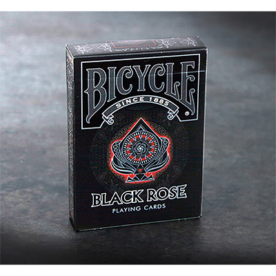 Bicycle Black Rose Playing Cards by Collectable Playing Cards - Mystique Factory