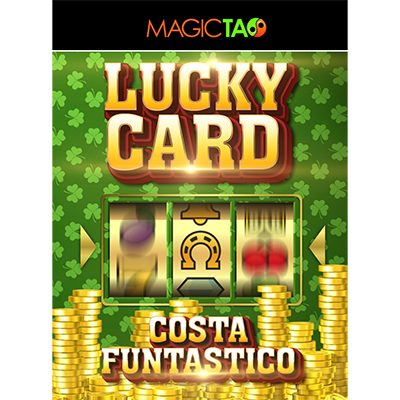 Lucky Card Red (Gimmick and Online Instructions) by Costa Funtastico
