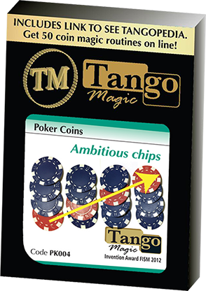 Ambitious Chip (Gimmick and Online Instructions) by Tango Magic - Mystique Factory