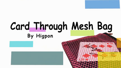 Card Through Mesh Bag by Higpon - Mystique Factory