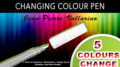 Color Changing Pen by Jean-Pierre Vallarino - Mystique Factory