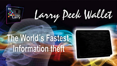 The Larry Peek Wallet (Gimmick and Online Instructions) by Mago Larry - Mystique Factory Magic