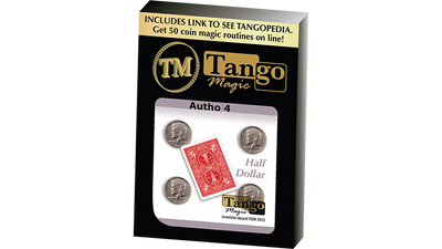 Autho 4 Half Dollar (Gimmicks and Online Instructions) by Tango - Mystique Factory
