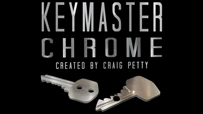 Keymaster Chrome (Gimmicks and Online Instructions) by Craig Petty - Mystique Factory
