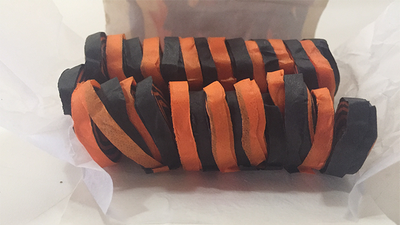 Carnival Streamer Halloween (Orange and Black) by Ra Magic - Mystique Factory
