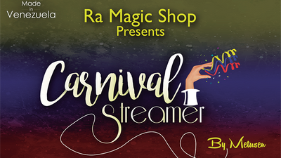Carnival Streamer Halloween (Orange and Black) by Ra Magic - Mystique Factory