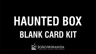 Blank Card Kit for Haunted Box by João Miranda - Mystique Factory