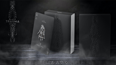 Black Trauma Playing Cards
