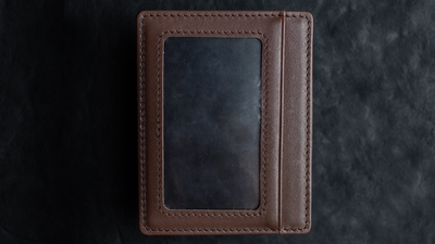 Limited Edition Shadow Wallet Bourbon Tan Leather (Gimmick and Online Instructions) by Dee