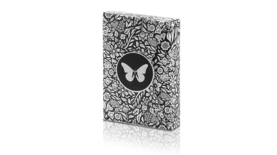 Limited Edition Butterfly Playing Cards (Black and White) by Ondrej Psenicka
