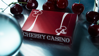 Cherry Casino (Reno Red) Playing Cards By Pure Imagination Projects - Mystique Factory