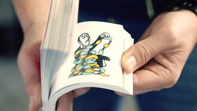 FLIP BOOK MAGICIAN (Gimmick and Online Instructions) by JOTA