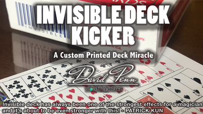 Invisible Deck Kicker (Gimmicks and Online Instructions) by David Penn