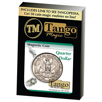 Magnetic Coin (Quarter Dollar) by Tango