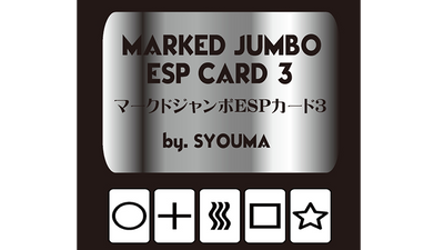 Marked Jumbo ESP Cards (Black) by Tejinaya Magic