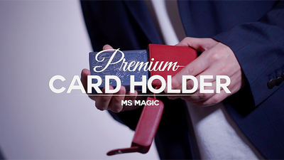 MAZE Leather Card Case (Red) by Bond Lee