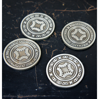Half Dollar Coin (Gun Metal Grey) by Mechanic Industries