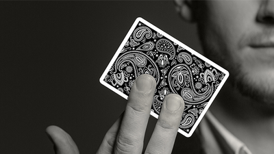 Paisley Playing Cards Workers Deck Black