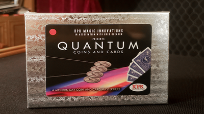 Quantum Coins (US Quarter Red Card) Gimmicks and Online Instructions by Greg Gleason and RPR Magic