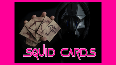 SQUID CARDS (Gimmicks and Online Instruction) by Matthew Wright