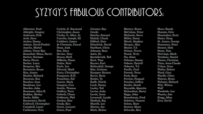 SYZYGY 1-6 Hardbound by Lee Earle