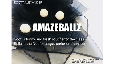 Amazeballz (Gimmicks and Online Instructions) by Scott Alexander and Puck - Mystique Factory