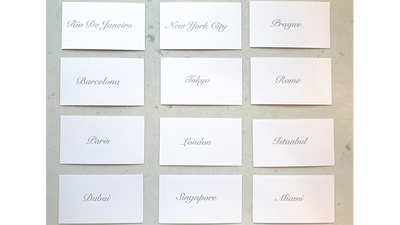 Appearing Business Cards (Card Reveal Pack) by Sam Gherman - Mystique Factory