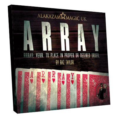 Array (Gimmick and DVD) by Baz Taylor and Alakazam Magic - Mystique Factory