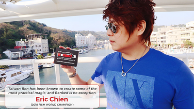 Banked - Black, Coke Zero (Gimmicks and Online Instructions) by Taiwan Ben - Mystique Factory