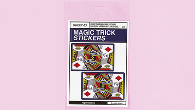 Breather Stickers (King of Diamonds) by Magic Trick Stickers - Mystique Factory