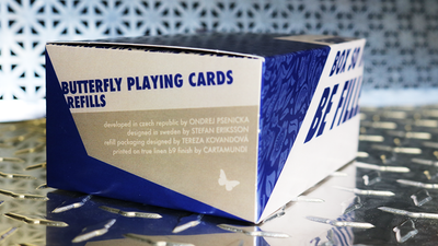 Refill Butterfly Cards Blue (6 pack) by Ondrej Psenicka