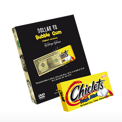 Dollar to Bubble Gum (Chiclets) by Twister Magic - Mystique Factory