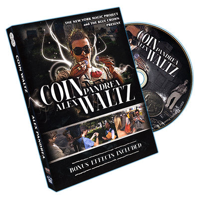 Coin Waltz (DVD and Gimmick) by Alex Pandrea and The Blue Crown - Mystique Factory