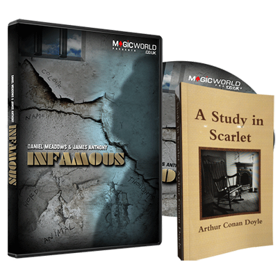 Infamous Deluxe Set (DVD, Gimmicks & Books) by Daniel Meadows & James Anthony