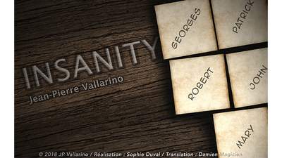 INSANITY (Gimmicks and Online Instruction) by Jean-Pierre Vallarino