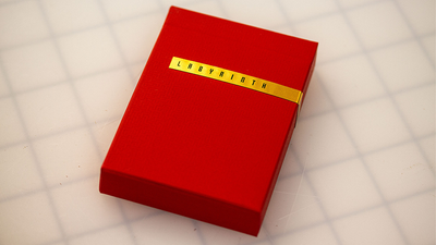 Limited Edition Red Labyrinth Playing Cards (Numbered and Sealed) by Kings Wild Project - Mystique Factory