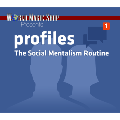 Profiles: The Social Mentalism Routine (DVD and Gimmick) by World Magic Shop 