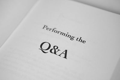 Performing the Q&A by Gerry McCambridge - Mystique Factory