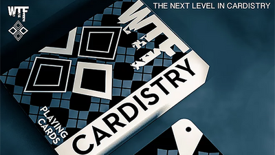 WTF Cardistry Spelling Decks (Black and White) by De'vo vom Schattenreich and Handlordz - Mystique Factory